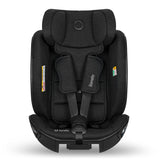 Scaun auto, Lionelo, Moxie Next, i-Size, 40-105 cm, Tetiera reglabila pe 8 trepte, Inclinare spatar in 5 pozitii, Carcasa ventilata, Din bambus, Protectie avansata, Husa detasabila, Conform cu R129, Negru