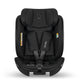 Scaun auto, Lionelo, Moxie Next, i-Size, 40-105 cm, Tetiera reglabila pe 8 trepte, Inclinare spatar in 5 pozitii, Carcasa ventilata, Din bambus, Protectie avansata, Husa detasabila, Conform cu R129, Negru