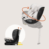 Scaun auto, Lionelo, Moxie Next, i-Size, 40-105 cm, Tetiera reglabila pe 8 trepte, Inclinare spatar in 5 pozitii, Carcasa ventilata, Din bambus, Protectie avansata, Husa detasabila, Conform cu R129, Bej