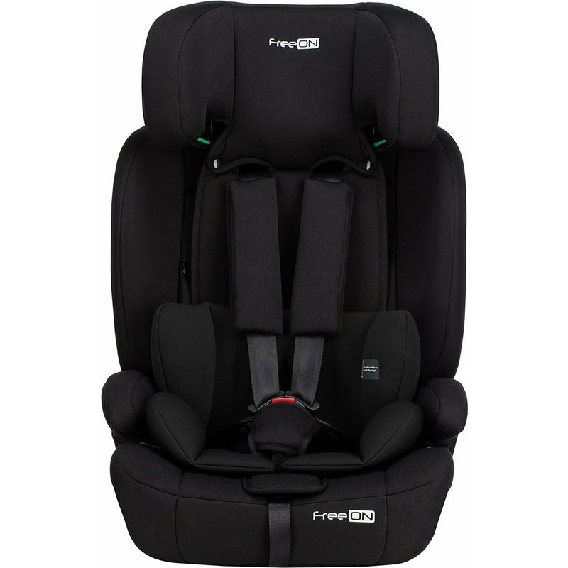 Scaun auto, FreeON, Uran, Pentru copii, I-Size, 76 - 150 cm/ 1 - 12 ani, Cu tetiera reglabila in 14 pozitii, Conform cu standardul european de securitate ECE R129, Black - gogobaby.ro