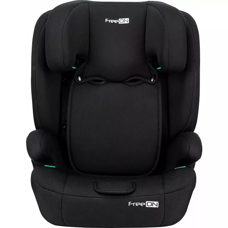 Scaun auto, FreeON, Uran, Pentru copii, I-Size, 76 - 150 cm/ 1 - 12 ani, Cu tetiera reglabila in 14 pozitii, Conform cu standardul european de securitate ECE R129, Black