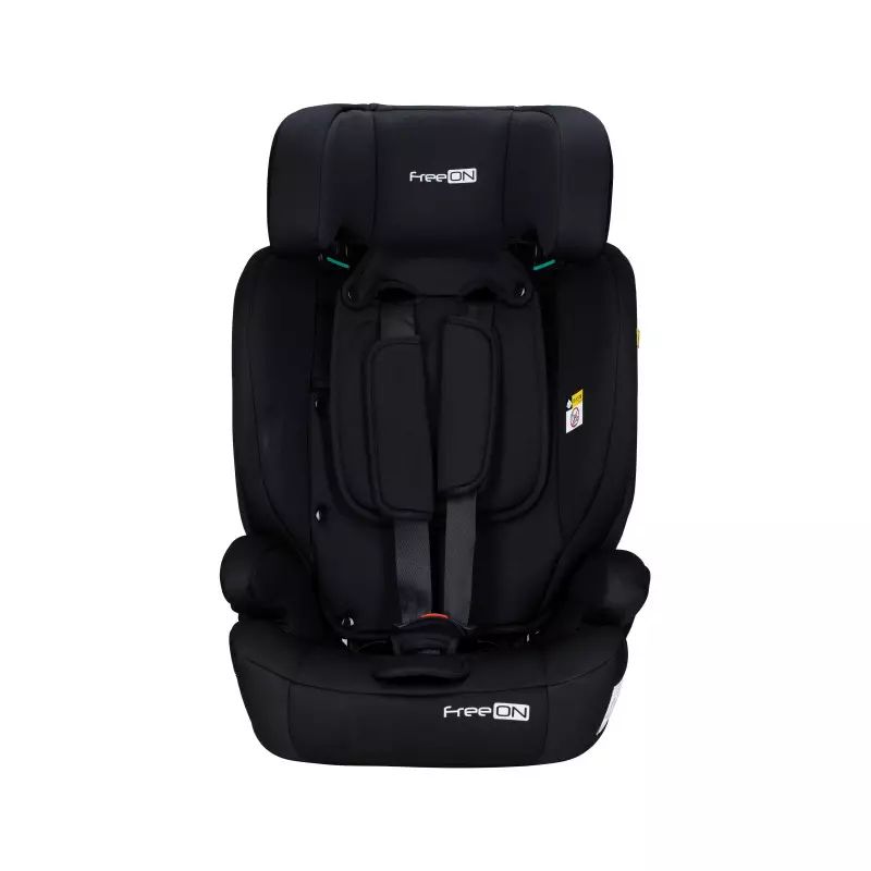 Scaun auto, FreeON, Uran, Pentru copii, I-Size, 76 - 150 cm/ 1 - 12 ani, Cu tetiera reglabila in 14 pozitii, Conform cu standardul european de securitate ECE R129, Black