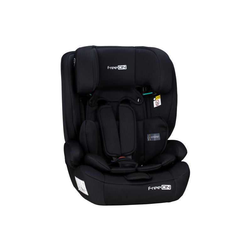 Scaun auto, FreeON, Uran, Pentru copii, I-Size, 76 - 150 cm/ 1 - 12 ani, Cu tetiera reglabila in 14 pozitii, Conform cu standardul european de securitate ECE R129, Black