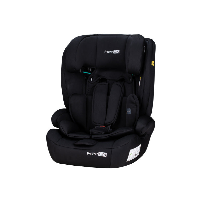Scaun auto, FreeON, Uran, Pentru copii, I-Size, 76 - 150 cm/ 1 - 12 ani, Cu tetiera reglabila in 14 pozitii, Conform cu standardul european de securitate ECE R129, Black - gogobaby.ro
