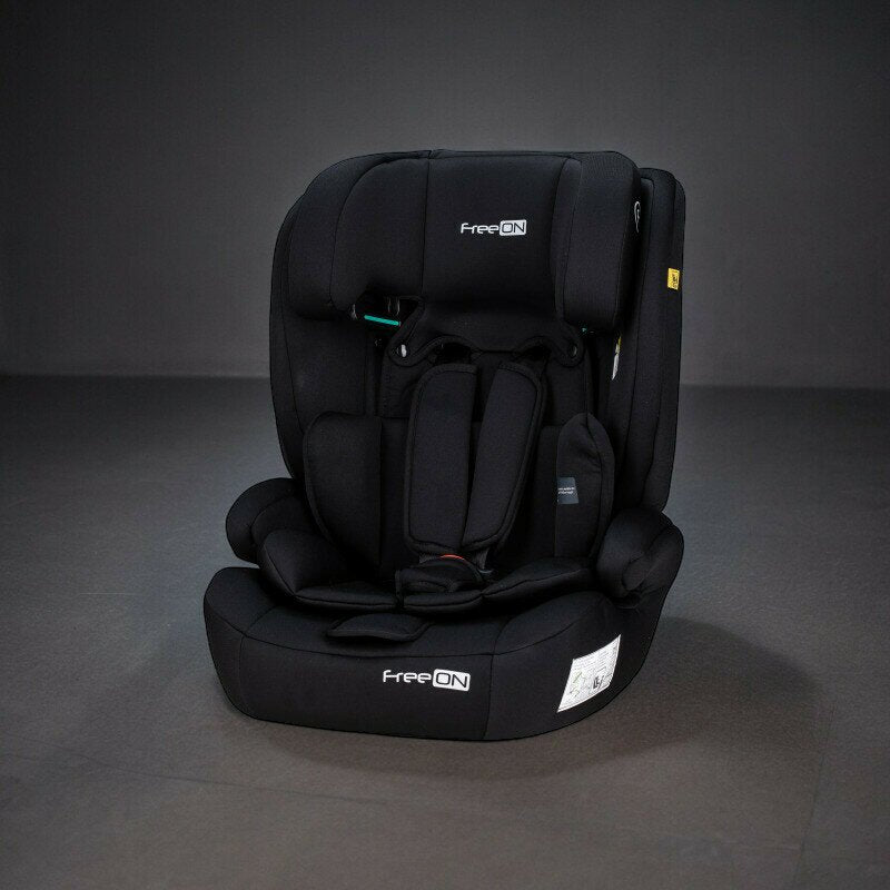 Scaun auto, FreeON, Uran, Pentru copii, I-Size, 76 - 150 cm/ 1 - 12 ani, Cu tetiera reglabila in 14 pozitii, Conform cu standardul european de securitate ECE R129, Black - gogobaby.ro