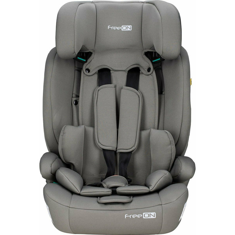 Scaun auto, FreeON, Uran, Pentru copii, I-Size, 76 - 150 cm/ 1 - 12 ani, Cu tetiera reglabila in 14 pozitii, Conform cu standardul european de securitate ECE R129, Khaki Grey - gogobaby.ro