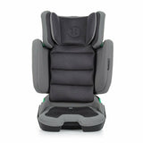 Scaun auto, Petite&Mars, Flex Pro i-Size, Orientare in directia sensului de mers, Tetiera reglabila in 8 pozitii, cu Isofix, Pliabil, R129, 100-150 cm, 3-12 ani, Gri
