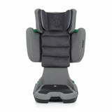 Scaun auto, Petite&Mars, Flex Pro i-Size, Orientare in directia sensului de mers, Tetiera reglabila in 8 pozitii, cu Isofix, Pliabil, R129, 100-150 cm, 3-12 ani, Gri