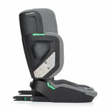 Scaun auto, Petite&Mars, Flex Pro i-Size, Orientare in directia sensului de mers, Tetiera reglabila in 8 pozitii, cu Isofix, Pliabil, R129, 100-150 cm, 3-12 ani, Gri