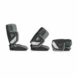 Scaun auto, Petite&Mars, Flex Pro i-Size, Orientare in directia sensului de mers, Tetiera reglabila in 8 pozitii, cu Isofix, Pliabil, R129, 100-150 cm, 3-12 ani, Gri