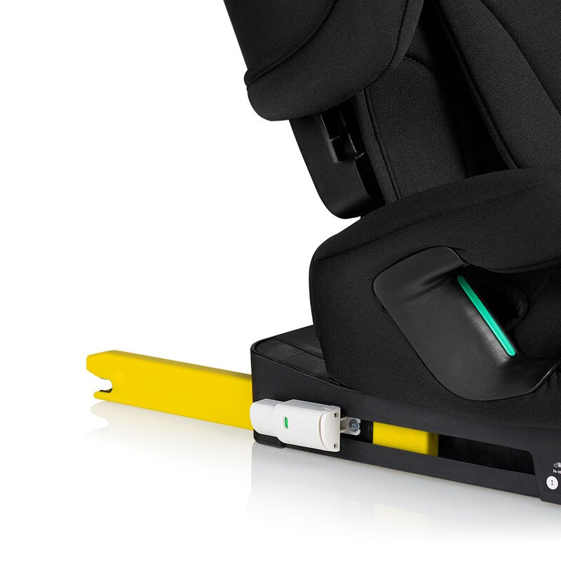 Scaun auto pliabil, Lionelo, Nelly, i-Size, 76- 150 cm, Tetiera reglabila in 15 pozitii, Spatar reglabil in 4 pozitii, Sisteme de fixare Isofix si Top Tether, Sezut lat si confortabil, Conform cu ECE R129, Negru - gogobaby.ro