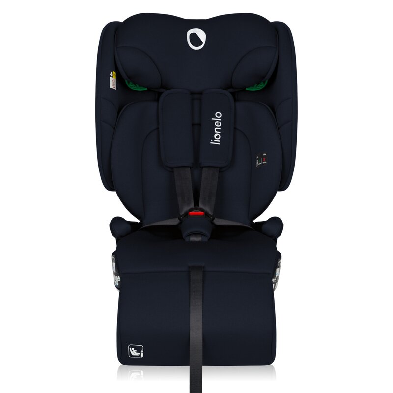 Scaun auto pliabil, Lionelo, Nelly, i-Size, 76- 150 cm, Tetiera reglabila in 15 pozitii, Spatar reglabil in 4 pozitii, Sisteme de fixare Isofix si Top Tether, Sezut lat si confortabil, Conform cu ECE R129, Albastru