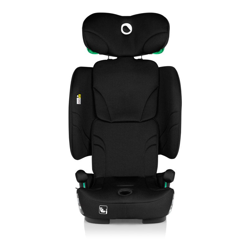 Scaun auto pliabil, Lionelo, Nelly, i-Size, 76- 150 cm, Tetiera reglabila in 15 pozitii, Spatar reglabil in 4 pozitii, Sisteme de fixare Isofix si Top Tether, Sezut lat si confortabil, Conform cu ECE R129, Negru - gogobaby.ro