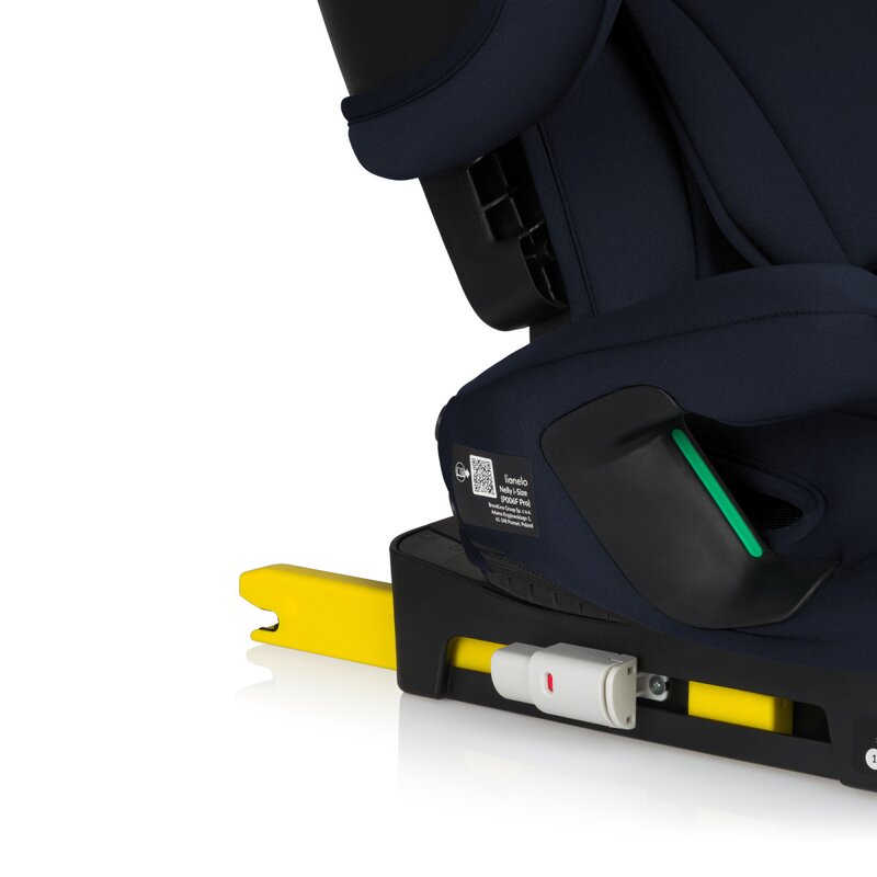 Scaun auto pliabil, Lionelo, Nelly, i-Size, 76- 150 cm, Tetiera reglabila in 15 pozitii, Spatar reglabil in 4 pozitii, Sisteme de fixare Isofix si Top Tether, Sezut lat si confortabil, Conform cu ECE R129, Albastru - gogobaby.ro