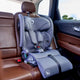 Scaun auto pliabil, Lionelo, Nelly, i-Size, 76- 150 cm, Tetiera reglabila in 15 pozitii, Spatar reglabil in 4 pozitii, Sisteme de fixare Isofix si Top Tether, Sezut lat si confortabil, Conform cu ECE R129, Albastru