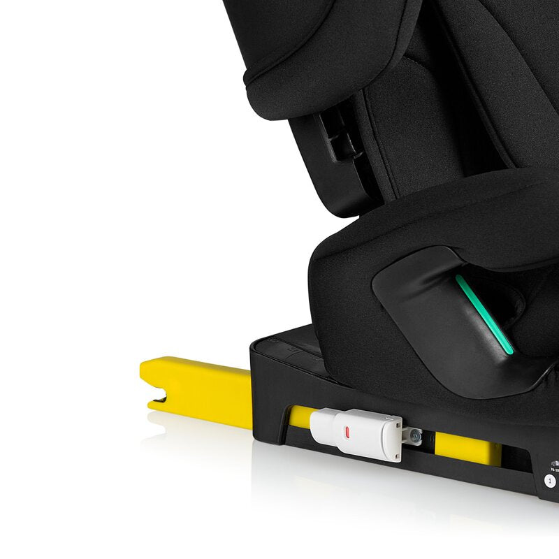 Scaun auto pliabil, Lionelo, Nelly, i-Size, 76- 150 cm, Tetiera reglabila in 15 pozitii, Spatar reglabil in 4 pozitii, Sisteme de fixare Isofix si Top Tether, Sezut lat si confortabil, Conform cu ECE R129, Negru - gogobaby.ro