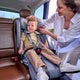 Scaun auto pliabil, Lionelo, Nelly, i-Size, 76- 150 cm, Tetiera reglabila in 15 pozitii, Spatar reglabil in 4 pozitii, Sisteme de fixare Isofix si Top Tether, Sezut lat si confortabil, Conform cu ECE R129, Gri