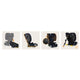 Scaun auto pliabil, Lionelo, Nelly, i-Size, 76- 150 cm, Tetiera reglabila in 15 pozitii, Spatar reglabil in 4 pozitii, Sisteme de fixare Isofix si Top Tether, Sezut lat si confortabil, Conform cu ECE R129, Negru
