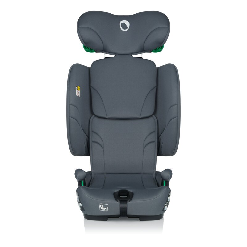 Scaun auto pliabil, Lionelo, Nelly, i-Size, 76- 150 cm, Tetiera reglabila in 15 pozitii, Spatar reglabil in 4 pozitii, Sisteme de fixare Isofix si Top Tether, Sezut lat si confortabil, Conform cu ECE R129, Gri - gogobaby.ro