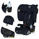 Scaun auto pliabil, Lionelo, Nelly, i-Size, 76- 150 cm, Tetiera reglabila in 15 pozitii, Spatar reglabil in 4 pozitii, Sisteme de fixare Isofix si Top Tether, Sezut lat si confortabil, Conform cu ECE R129, Albastru