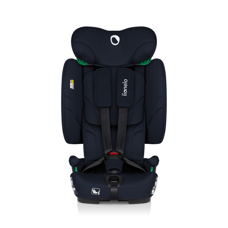 Scaun auto pliabil, Lionelo, Nelly, i-Size, 76- 150 cm, Tetiera reglabila in 15 pozitii, Spatar reglabil in 4 pozitii, Sisteme de fixare Isofix si Top Tether, Sezut lat si confortabil, Conform cu ECE R129, Albastru - gogobaby.ro