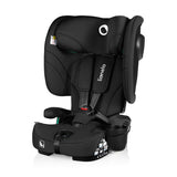 Scaun auto pliabil, Lionelo, Nelly, i-Size, 76- 150 cm, Tetiera reglabila in 15 pozitii, Spatar reglabil in 4 pozitii, Sisteme de fixare Isofix si Top Tether, Sezut lat si confortabil, Conform cu ECE R129, Negru