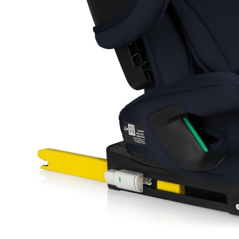 Scaun auto pliabil, Lionelo, Nelly, i-Size, 76- 150 cm, Tetiera reglabila in 15 pozitii, Spatar reglabil in 4 pozitii, Sisteme de fixare Isofix si Top Tether, Sezut lat si confortabil, Conform cu ECE R129, Albastru - gogobaby.ro
