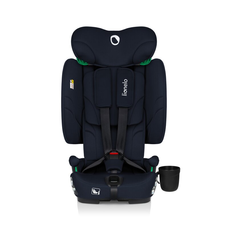 Scaun auto pliabil, Lionelo, Nelly, i-Size, 76- 150 cm, Tetiera reglabila in 15 pozitii, Spatar reglabil in 4 pozitii, Sisteme de fixare Isofix si Top Tether, Sezut lat si confortabil, Conform cu ECE R129, Albastru - gogobaby.ro