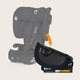 Scaun auto pliabil, Lionelo, Nelly, i-Size, 76- 150 cm, Tetiera reglabila in 15 pozitii, Spatar reglabil in 4 pozitii, Sisteme de fixare Isofix si Top Tether, Sezut lat si confortabil, Conform cu ECE R129, Albastru