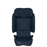 Scaun auto pliabil, Lionelo, Orin, i-Size, 100-150 cm, Tetiera reglabila in 14 pozitii, Spatar in 4 pozitii, Isofix+Top Tether, Sezut ergonomic, Husa transport, Suport sticla, Albastru