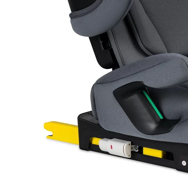 Scaun auto pliabil, Lionelo, Orin, i-Size, 100-150 cm, Tetiera reglabila in 14 pozitii, Spatar in 4 pozitii, Isofix+Top Tether, Sezut ergonomic, Husa transport, Suport sticla, Gri Grafit - gogobaby.ro