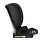 Scaun auto pliabil, Lionelo, Orin, i-Size, 100-150 cm, Tetiera reglabila in 14 pozitii, Spatar in 4 pozitii, Isofix+Top Tether, Sezut ergonomic, Husa transport, Suport sticla, Negru Carbon