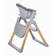 Scaun de masa 2 in 1, FreeON, Flexi Grow, Transformabil, Pliabil, Contine 2 accesorii, 0 luni +, Gri