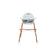 Scaun de masa, FreeON, Tin, 2 in 1 reglabil, Cu tavita si husa detasabile, Suport pentru picioare reglabil, Conform cu standardul european de securitate EN 14988:2017+A1:2020, Light Green