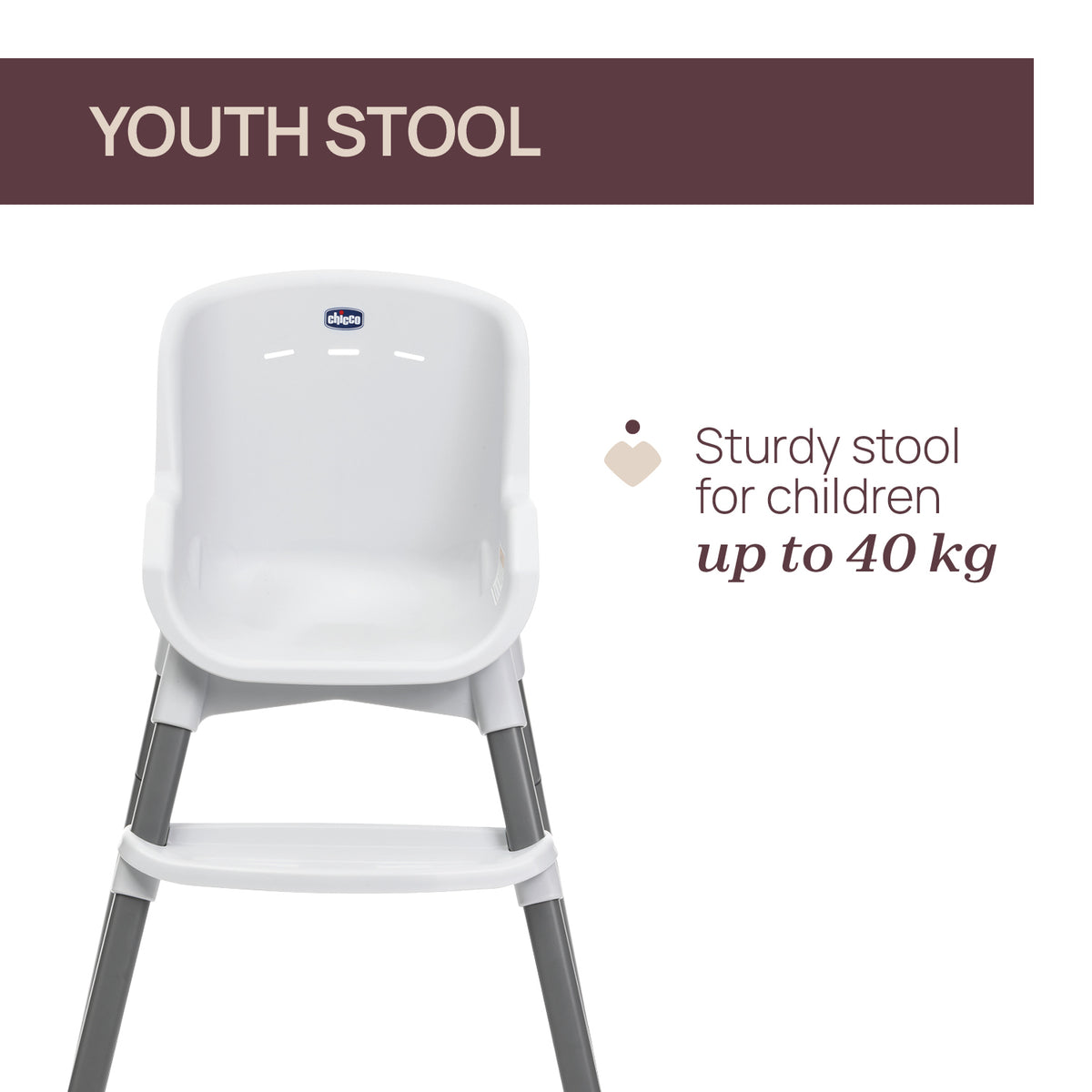 Scaun de masa Chicco evolutiv 3 in 1 Polly Zest, Moon Grey (Gri), 6luni+