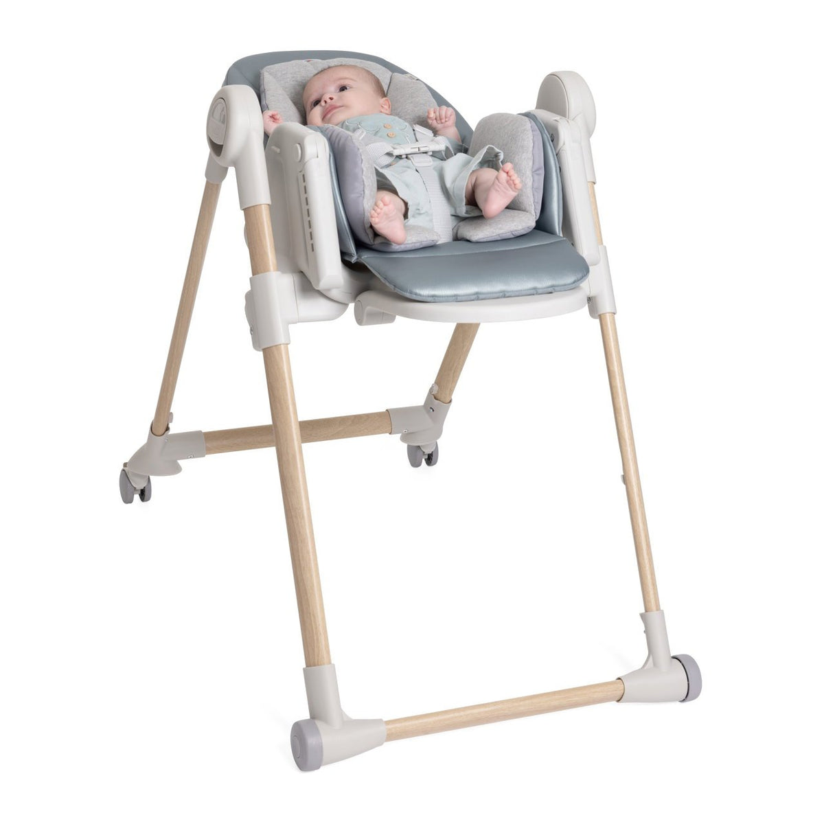 Scaun de masa Chicco Polly Armonia Greenery, 0luni+ - gogobaby.ro