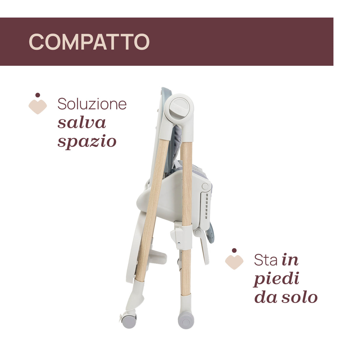 Scaun de masa Chicco Polly Armonia Greenery, 0luni+ - gogobaby.ro