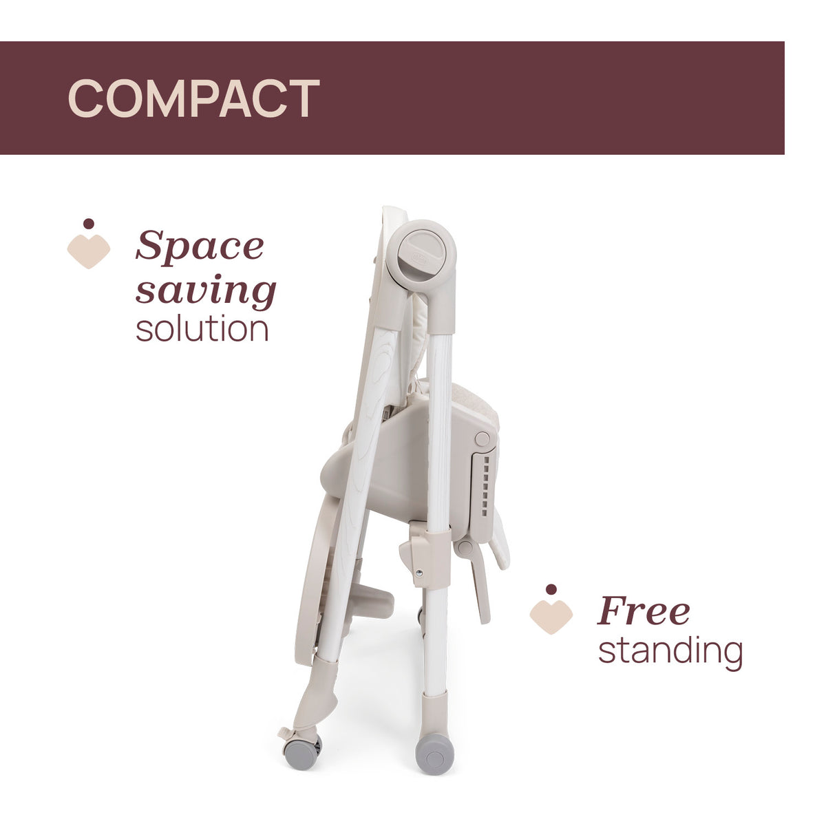 Scaun de masa Chicco Polly Armonia MotherPearl, 0luni+ - gogobaby.ro