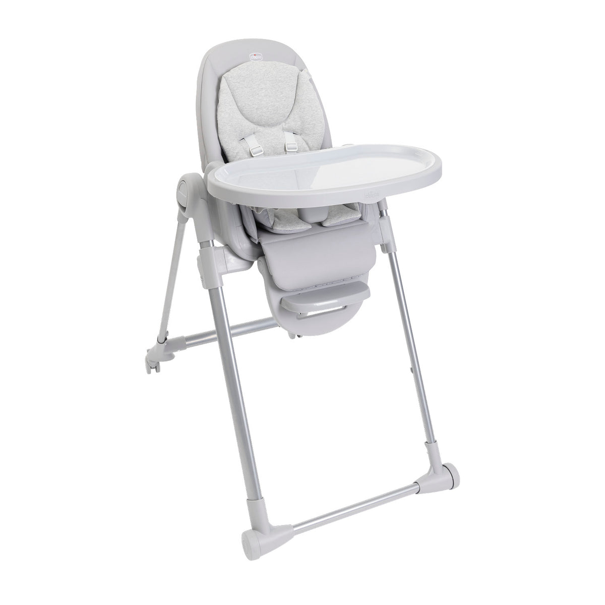 Scaun de masa Chicco Polly Armonia Steel, 0luni+ - gogobaby.ro