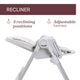 Scaun de masa Chicco Polly Armonia Steel, 0luni+