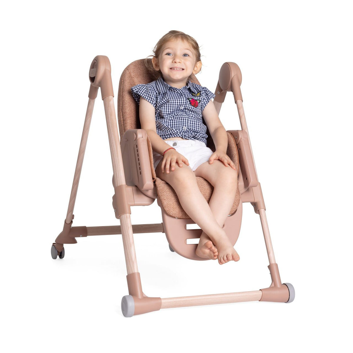 Scaun de masa Chicco Polly Armonia Terracota, 0luni+ - gogobaby.ro