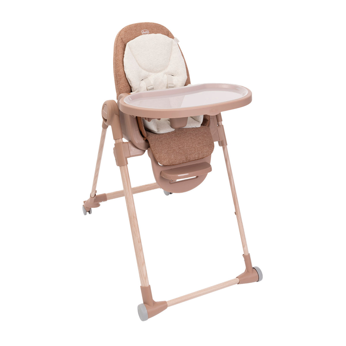 Scaun de masa Chicco Polly Armonia Terracota, 0luni+ - gogobaby.ro