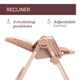 Scaun de masa Chicco Polly Armonia Terracota, 0luni+