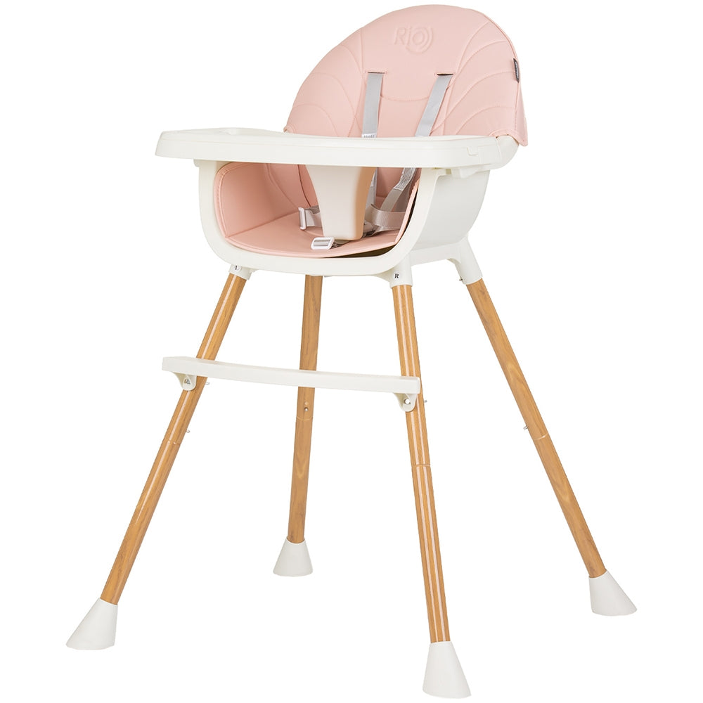 Scaun de masa Chipolino Rio 2 in 1 rose water - gogobaby.ro