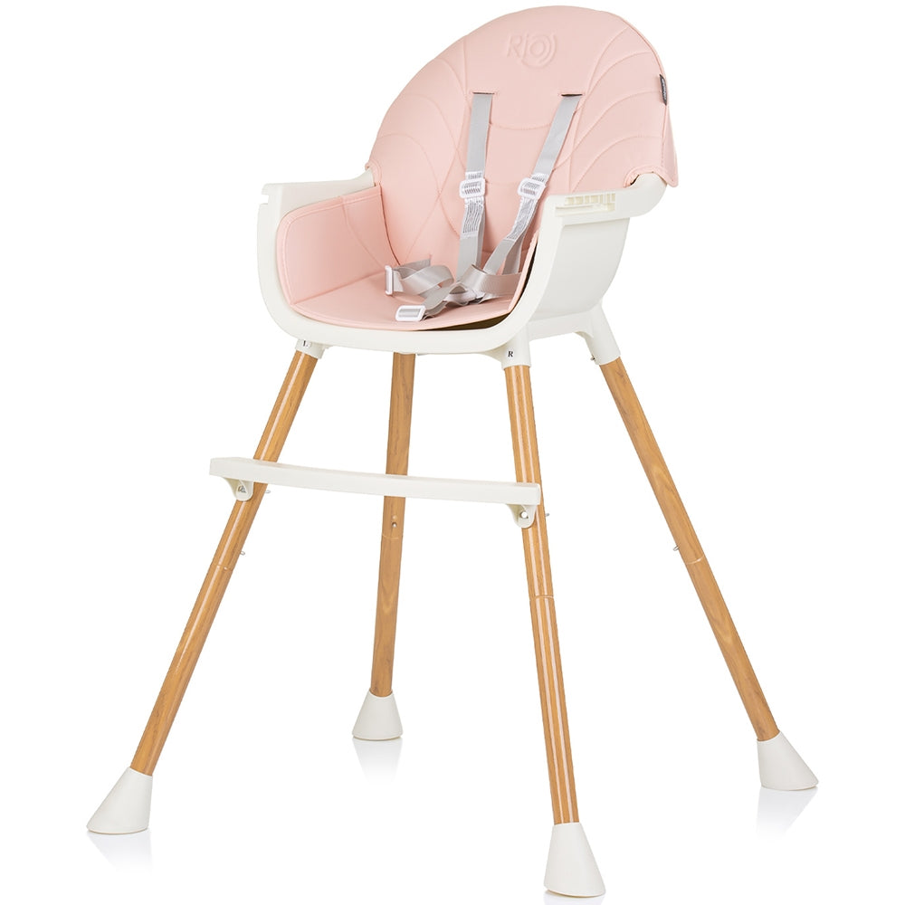 Scaun de masa Chipolino Rio 2 in 1 rose water - gogobaby.ro