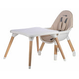 Scaun de masa, FreeON, Eos, 3 in 1, Multifunctional, Cu tavita reglabila si detasabila, Conform cu standardul european de securitate EN 14988:2017+A1:2020, Beige