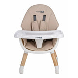 Scaun de masa, FreeON, Eos, 3 in 1, Multifunctional, Cu tavita reglabila si detasabila, Conform cu standardul european de securitate EN 14988:2017+A1:2020, Beige