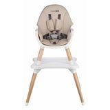 Scaun de masa, FreeON, Eos, 3 in 1, Multifunctional, Cu tavita reglabila si detasabila, Conform cu standardul european de securitate EN 14988:2017+A1:2020, Beige