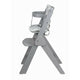 Scaun de masa, FreeON, Finny Fold, 6 luni - 15 Kg, Reglabil pe inaltime, Pernuta, Pliabil, Gray
