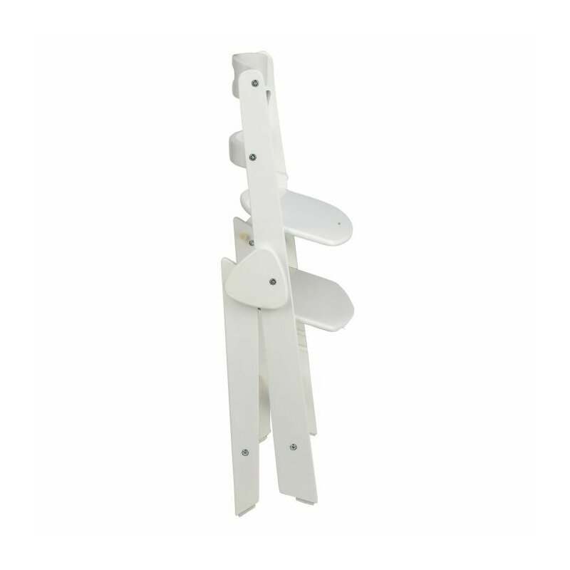 Scaun de masa, FreeON, Finny Fold, 6 luni - 15 Kg, Reglabil pe inaltime, Pernuta, Pliabil, White